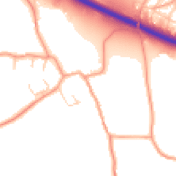 Daytime road noise heatmap for SP11 7QE