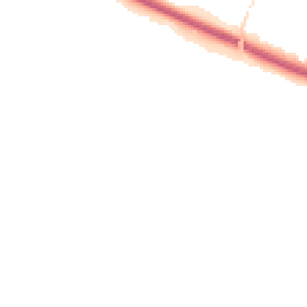 Night-time road noise heatmap for SP11 7QE