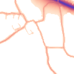 Daytime road noise heatmap for SP11 7QG