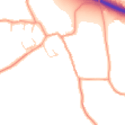 Daytime road noise heatmap for SP11 7QQ