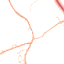 Daytime road noise heatmap for SP11 7RA