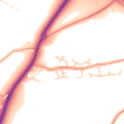 Daytime road noise heatmap for SP11 7SB