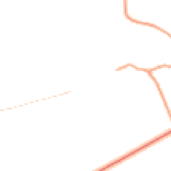 Daytime road noise heatmap for SP11 8BS