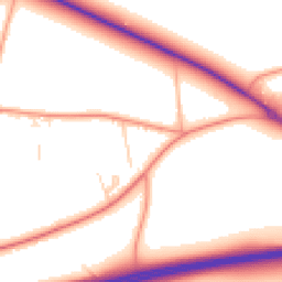 Daytime road noise heatmap for SP11 8DJ