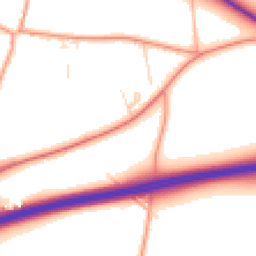 Daytime road noise heatmap for SP11 8DS