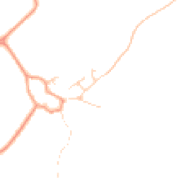 Daytime road noise heatmap for SP11 8JN