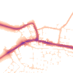 Daytime road noise heatmap for SP11 9FE