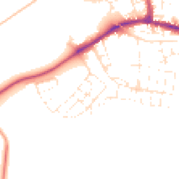 Daytime road noise heatmap for SP11 9GR