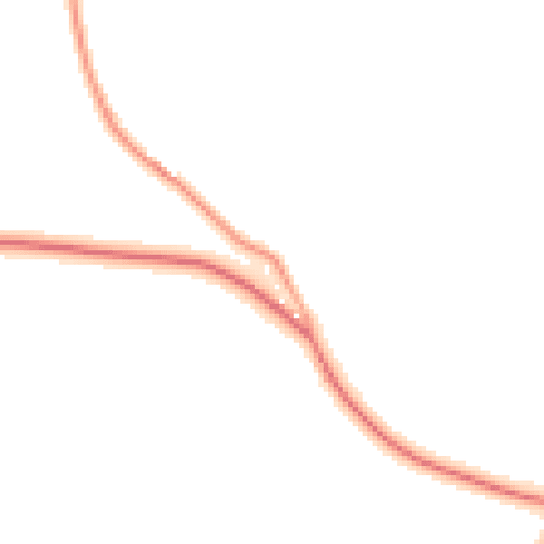 Daytime road noise heatmap for SP11 9LP