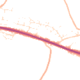 Daytime road noise heatmap for SP11 9NB