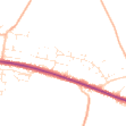 Daytime road noise heatmap for SP11 9NN