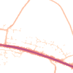 Daytime road noise heatmap for SP11 9NZ