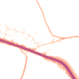 Daytime road noise heatmap for SP11 9PQ
