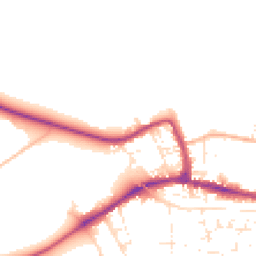 Daytime road noise heatmap for SP11 9QJ