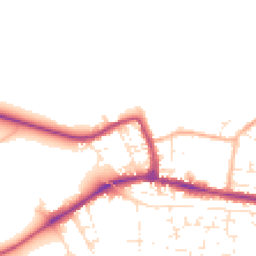 Daytime road noise heatmap for SP11 9QP
