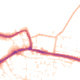 Daytime road noise heatmap for SP11 9QX