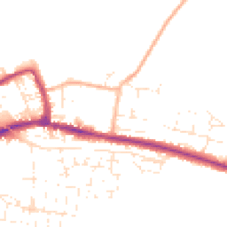 Daytime road noise heatmap for SP11 9RA