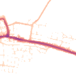 Daytime road noise heatmap for SP11 9RD