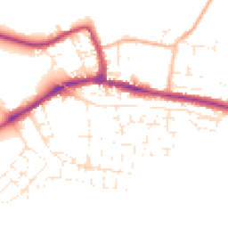 Daytime road noise heatmap for SP11 9SD