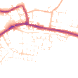 Daytime road noise heatmap for SP11 9SJ