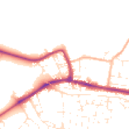 Daytime road noise heatmap for SP11 9SP