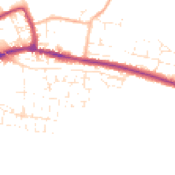 Daytime road noise heatmap for SP11 9TA