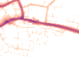 Daytime road noise heatmap for SP11 9TG