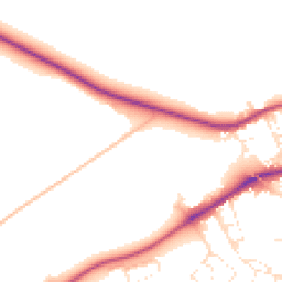 Daytime road noise heatmap for SP11 9WF
