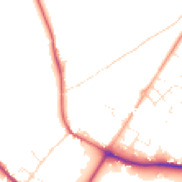Daytime road noise heatmap for SP2 0AH