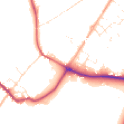 Daytime road noise heatmap for SP2 0AX