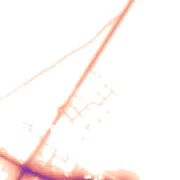 Daytime road noise heatmap for SP2 0BF