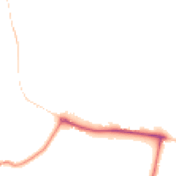 Night-time road noise heatmap for SP2 0BT