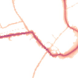 Daytime road noise heatmap for SP2 0DG