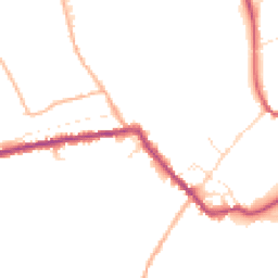 Daytime road noise heatmap for SP2 0DN