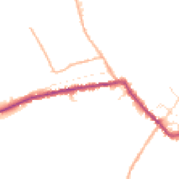 Daytime road noise heatmap for SP2 0DT