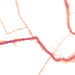Daytime road noise heatmap for SP2 0DW