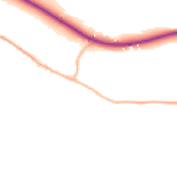 Daytime road noise heatmap for SP2 0EN