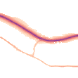 Daytime road noise heatmap for SP2 0EQ