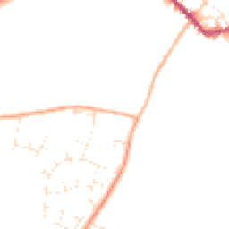 Daytime road noise heatmap for SP2 0FF
