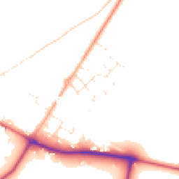 Daytime road noise heatmap for SP2 0FL