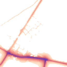 Daytime road noise heatmap for SP2 0FN
