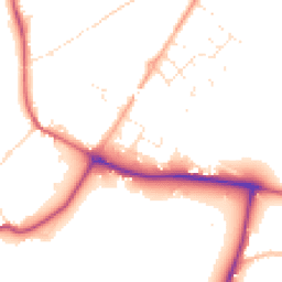 Daytime road noise heatmap for SP2 0FR