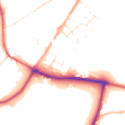 Daytime road noise heatmap for SP2 0FT