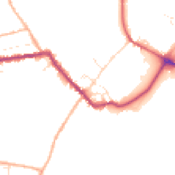 Daytime road noise heatmap for SP2 0HA