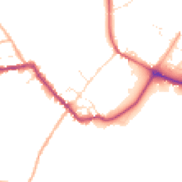 Daytime road noise heatmap for SP2 0HF