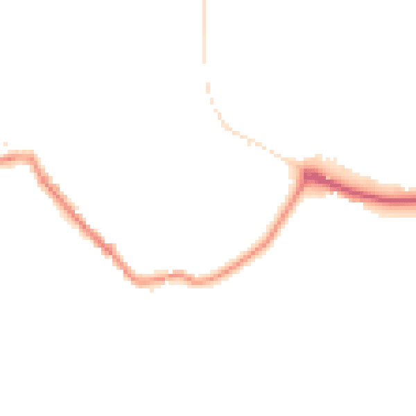 Night-time road noise heatmap for SP2 0JP