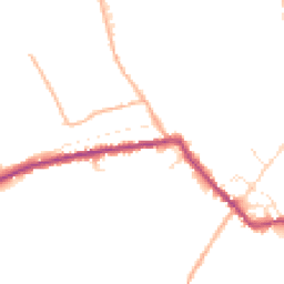 Daytime road noise heatmap for SP2 0JW