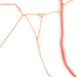 Daytime road noise heatmap for SP2 0NS