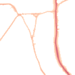 Daytime road noise heatmap for SP2 0NT