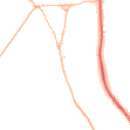 Daytime road noise heatmap for SP2 0NX